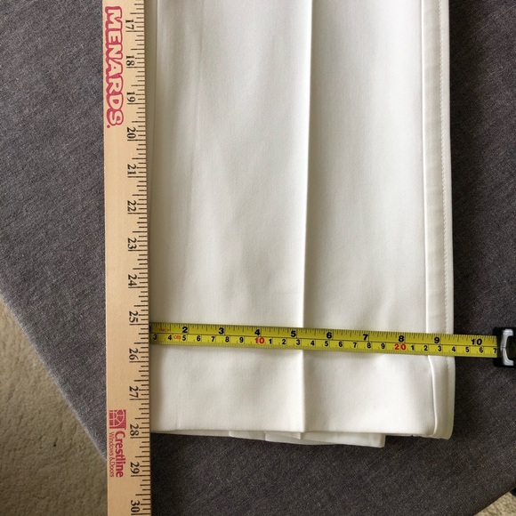 Etcetera tuxedo style white trousers size 6 - Picture 12 of 16